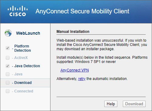 cisco anyconnect dowload windows 4.10.07061