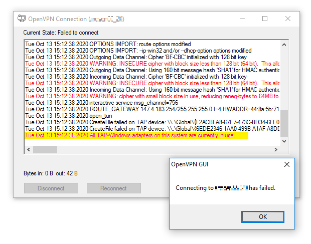 Tls key negotiation failed to occur. OPENVPN all tap-Windows Adapters on this System are currently in use.. VPN-Key-TLS. 1 Win tap.